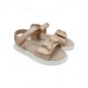 Zak Shoes Παιδικά Βρεφικά Ανατομικά Πέδιλα με Ουρά Γοργόνας και Strass Bronze