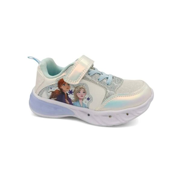 Παιδικό Αθλητικό Sneaker Frozen με Φωτάκια για Κορίτσι White