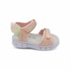 Zak Shoes Παιδικά Αθλητικά Ανατομικά Πέδιλα Με Φωτάκια και Φτερά Πήγασου Pink