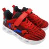 Παιδικό Αθλητικό Sneaker Spiderman με Φωτάκια για Αγόρι Red/Black