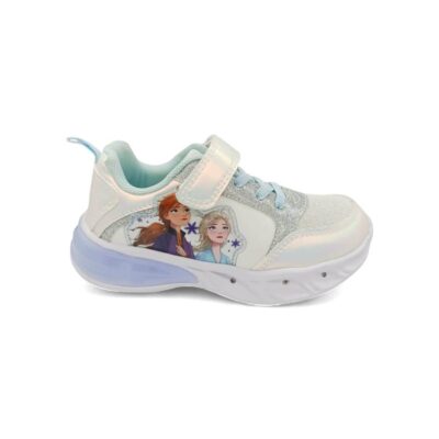 Παιδικό Αθλητικό Sneaker Frozen με Φωτάκια για Κορίτσι White