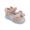 Zak Shoes Παιδικά Αθλητικά Ανατομικά Πέδιλα Με Φωτάκια και Φτερά Πήγασου Pink