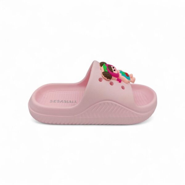 Sesamall Παιδικές Σαγιονάρες Slide Κοριτσάκι Pink