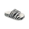 Sesamall Γυναικείες Καλοκαιρινές Παντόφλες Zebra White
