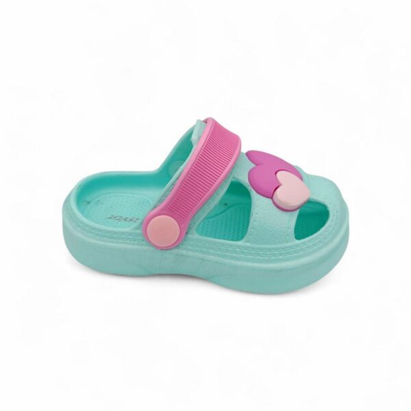 Jomix Shoes Παιδικές Παντόφλες Σαμπό Θαλάσσης Με Κράτημα Στη Φτέρνα Βεραμάν Καρδούλες (ΜΕΓΑΛΗ ΦΟΡΜΑ)