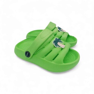 Jomix Παιδικές Σαγιονάρες Slide Κορίτσι Με Κράτημα στην Φτέρνα Λαχανί (ΜΙΚΡΗ ΦΟΡΜΑ)