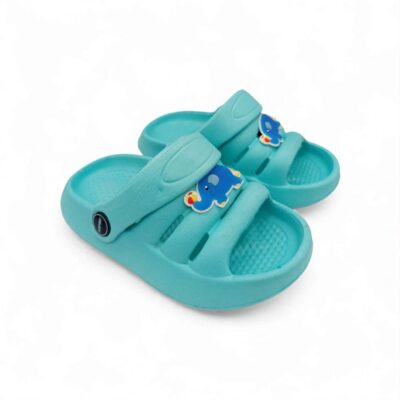 Jomix Παιδικές Σαγιονάρες Slide Κορίτσι Με Κράτημα στην Φτέρνα Τιρκουάζ (ΜΙΚΡΗ ΦΟΡΜΑ)