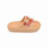 Jomix Shoes Παιδικές Σαγιονάρες Slide Κορίτσι Λουλούδια Σομόν (ΜΕΓΑΛΗ ΦΟΡΜΑ)