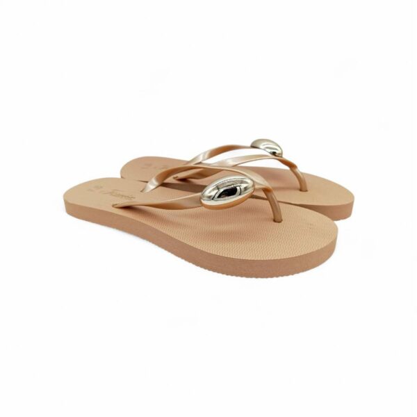 Jomix Σαγιονάρες Γυναικείες Flip Flop Bronze