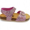 Plakton Παιδικά Ανατομικά Πέδιλα Για Κορίτσια Purple Leopar
