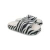 Sesamall Γυναικείες Καλοκαιρινές Παντόφλες Zebra White