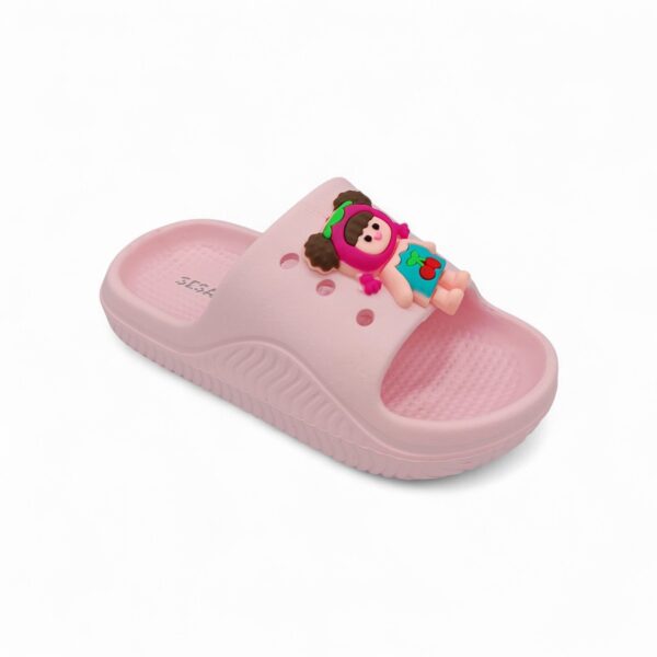 Sesamall Παιδικές Σαγιονάρες Slide Κοριτσάκι Pink
