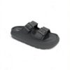 Sesamall Γυναικείες Καλοκαιρινές Παντόφλες Black