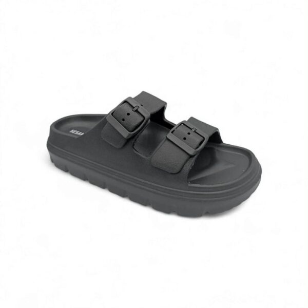 Sesamall Γυναικείες Καλοκαιρινές Παντόφλες Black