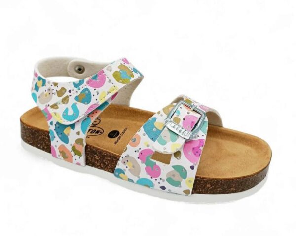 Plakton Παιδικά Ανατομικά Πέδιλα Για Κορίτσια White