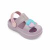 Jomix Shoes Παιδικές Παντόφλες Σαμπό Θαλάσσης Με Κράτημα Στη Φτέρνα Λιλά Καρδούλες (ΜΕΓΑΛΗ ΦΟΡΜΑ)