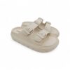 Sesamall Γυναικείες Καλοκαιρινές Παντόφλες Beige